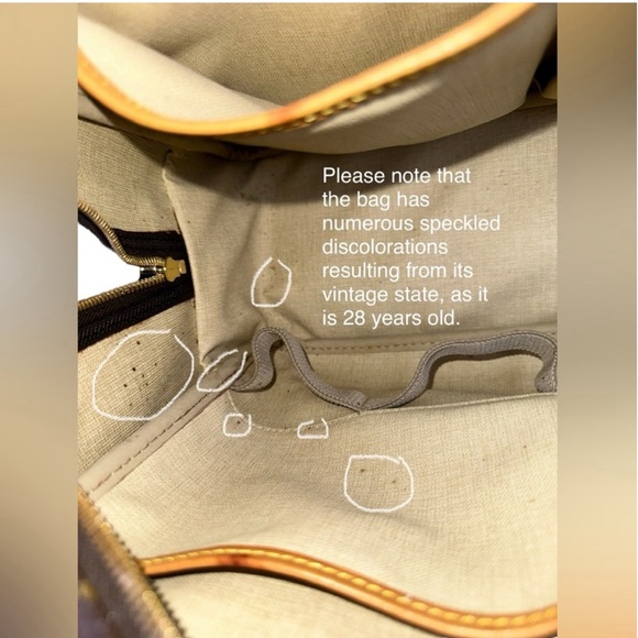 135 Louis Vuitton Monogram Deauville Handbag - Picture 13 of 16